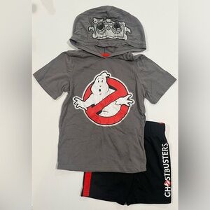 Ghostbusters Gray and Red Kids Outfit